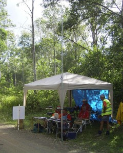Rally Queensland packet station